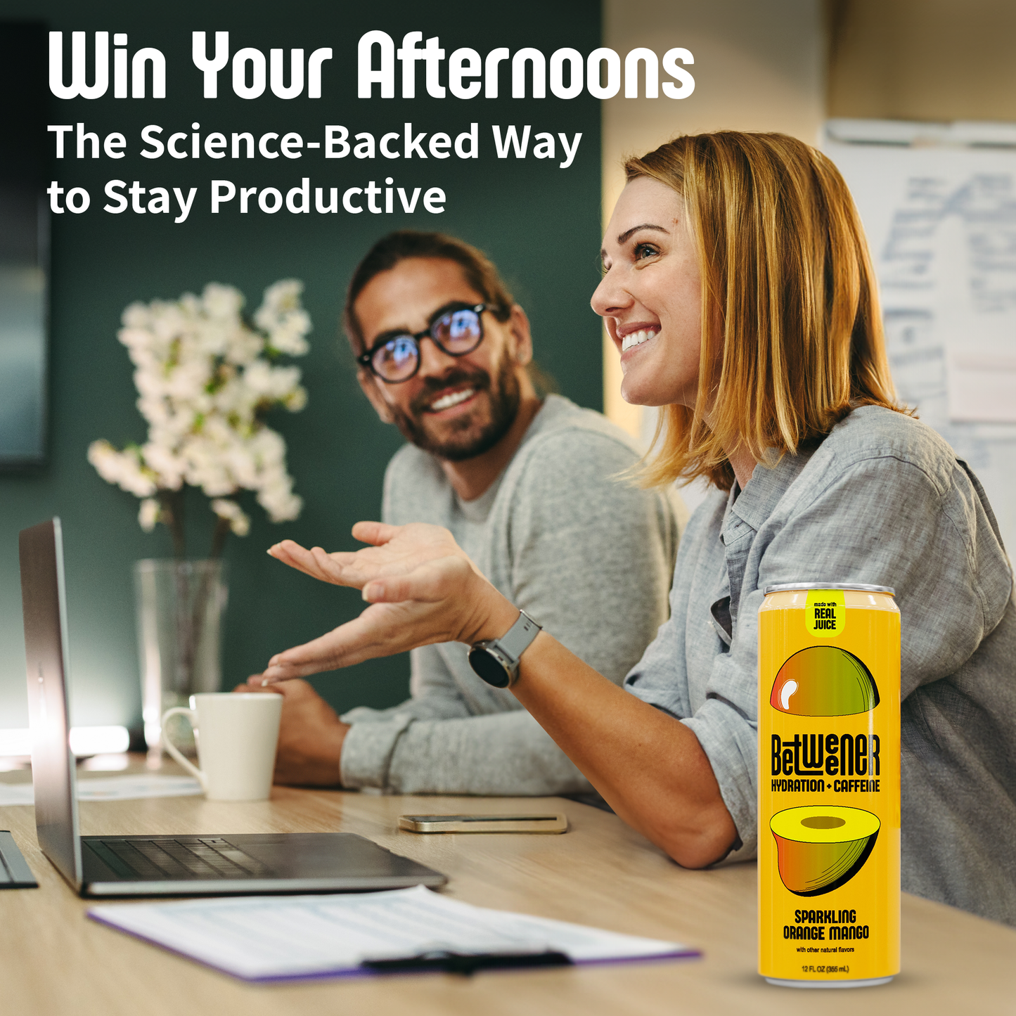 Betweener Energy Drink: Hydration + Caffeine
