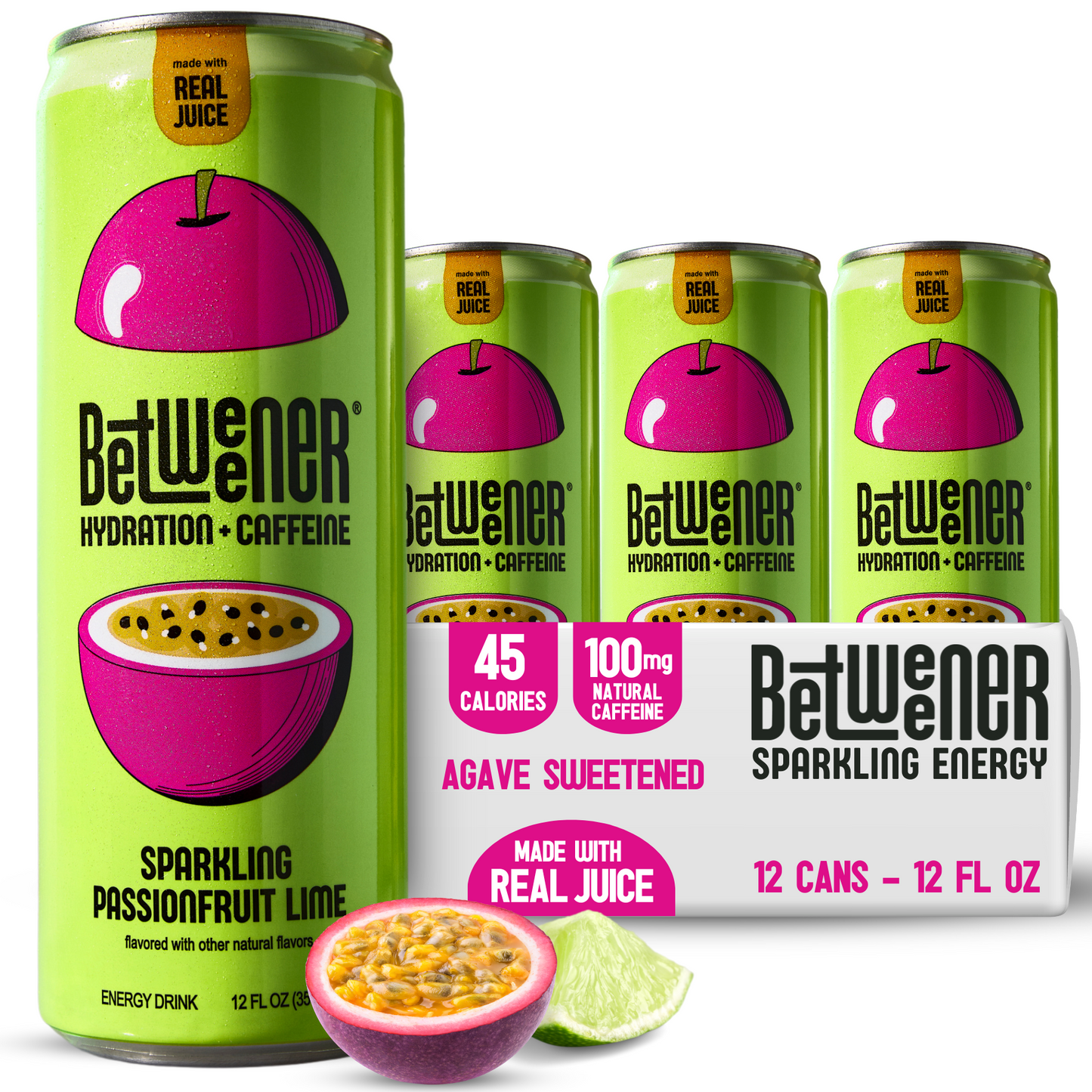Betweener Energy Drink: Hydration + Caffeine