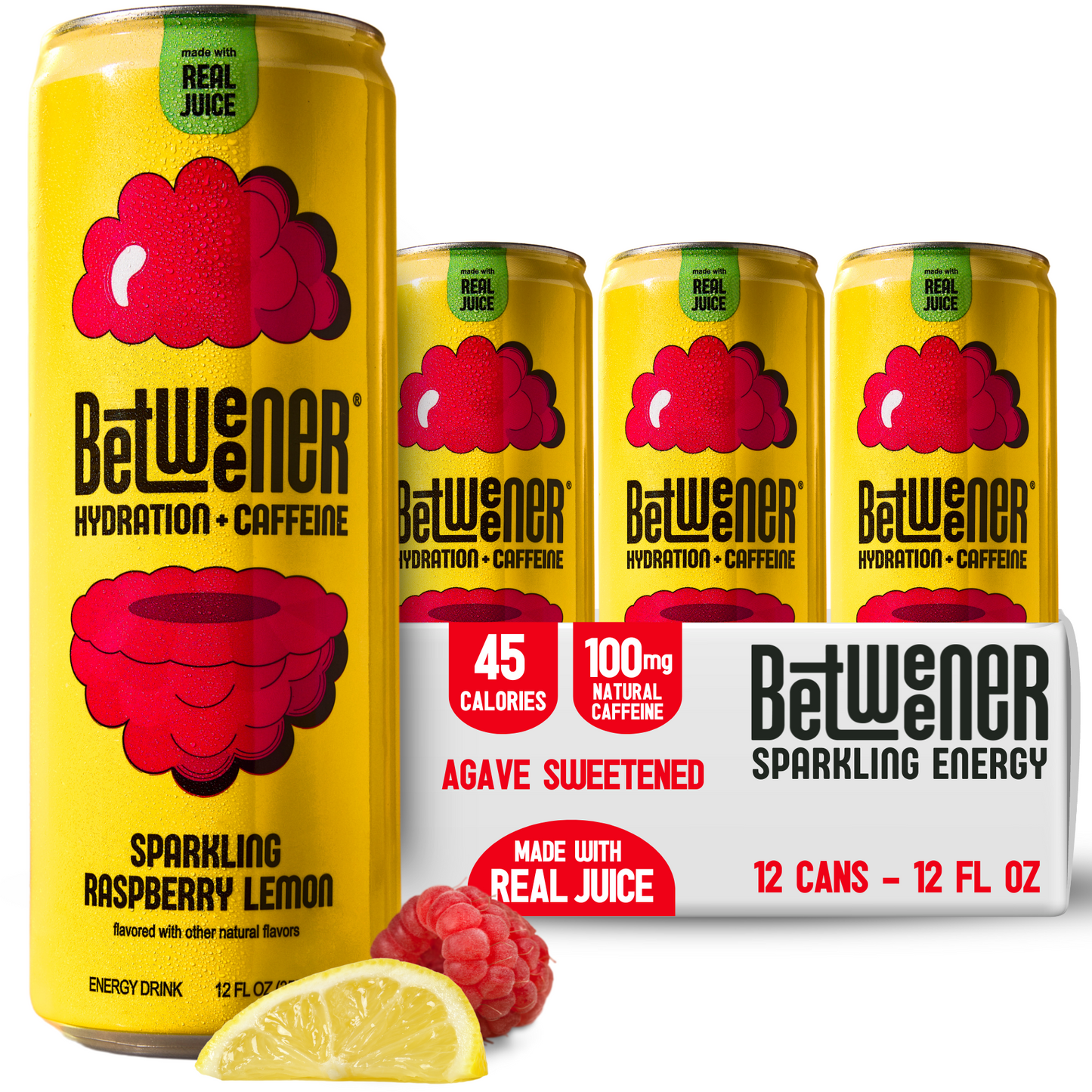 Betweener Energy Drink: Hydration + Caffeine